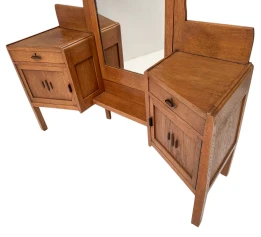 Art Deco Amsterdamse School Dressing Table or Vanity by J.J. Zijfers, 1920s